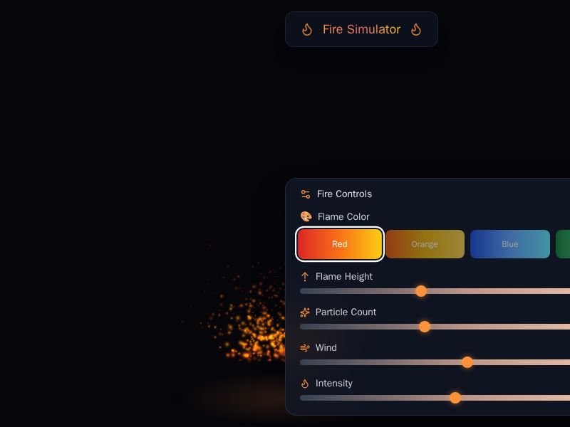 Build A Fire Simulator With Animated Flames Using Webgl. Let - Prom.dev